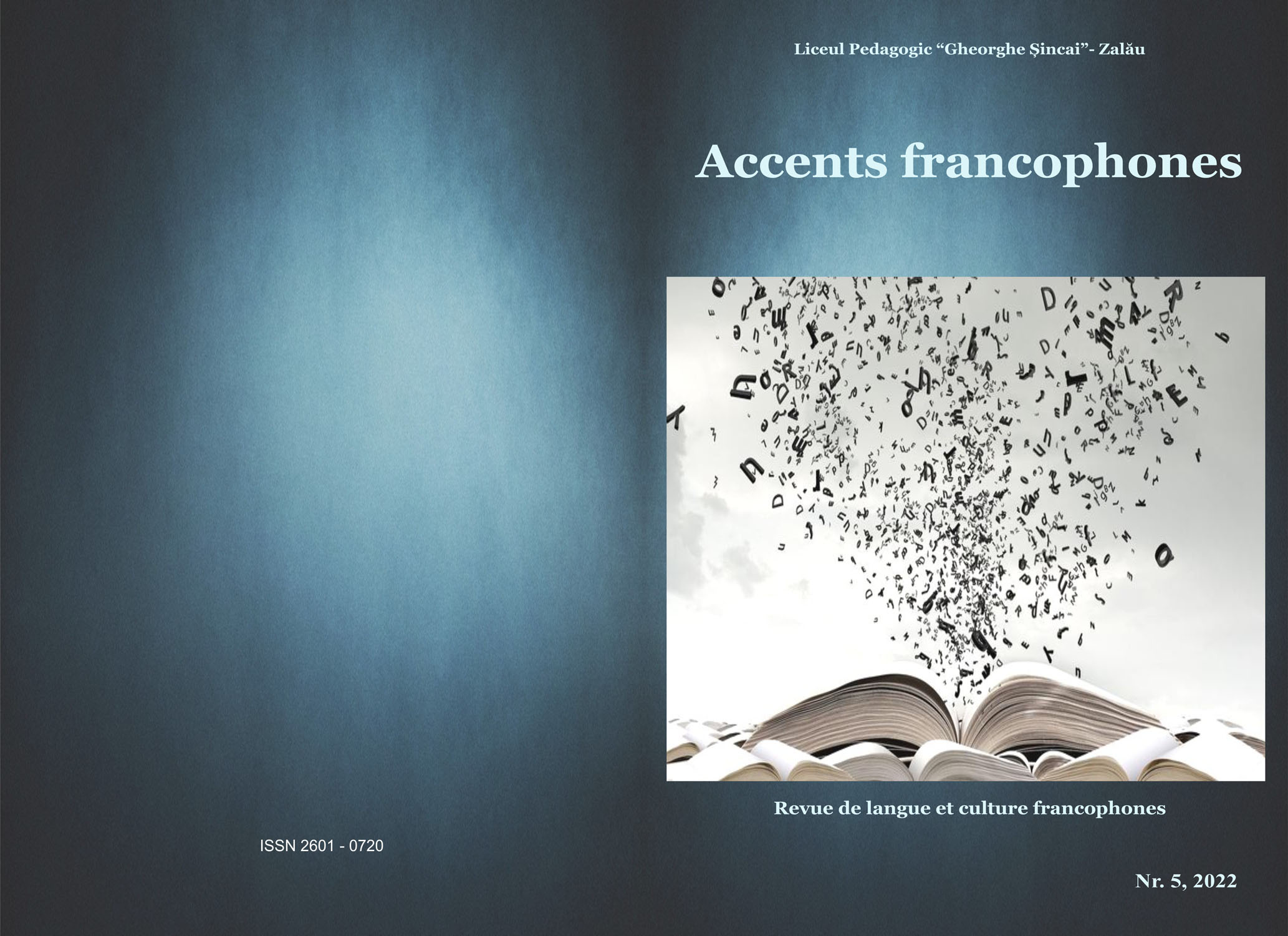 Revista „Accents francophones”, numărul 5, dedicată „Zilei Internaționale a Francofoniei” 20 martie